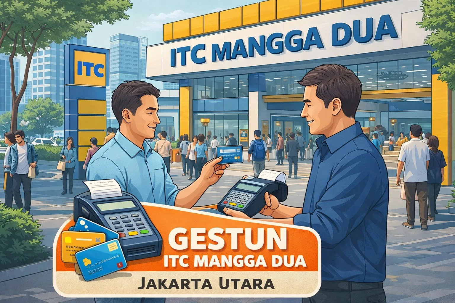 Jasa gestun dan gesek tunai ITC Mangga Dua Jakarta Utara - TerimaGestun
