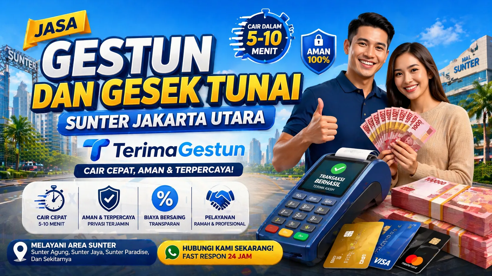 Jasa gestun dan gesek tunai Sunter Jakarta Utara - TerimaGestun